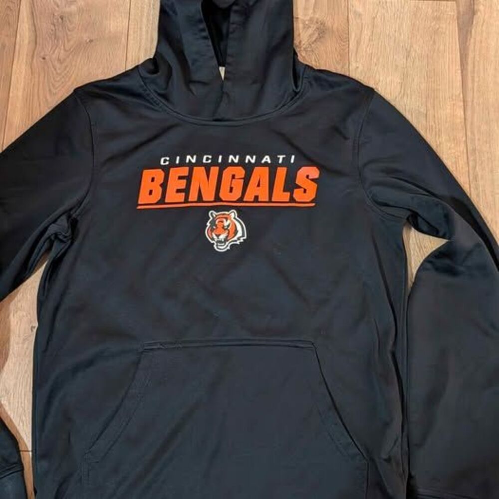 NFL Team Apparel Cincinnati Bengals Hoodie Youth XL